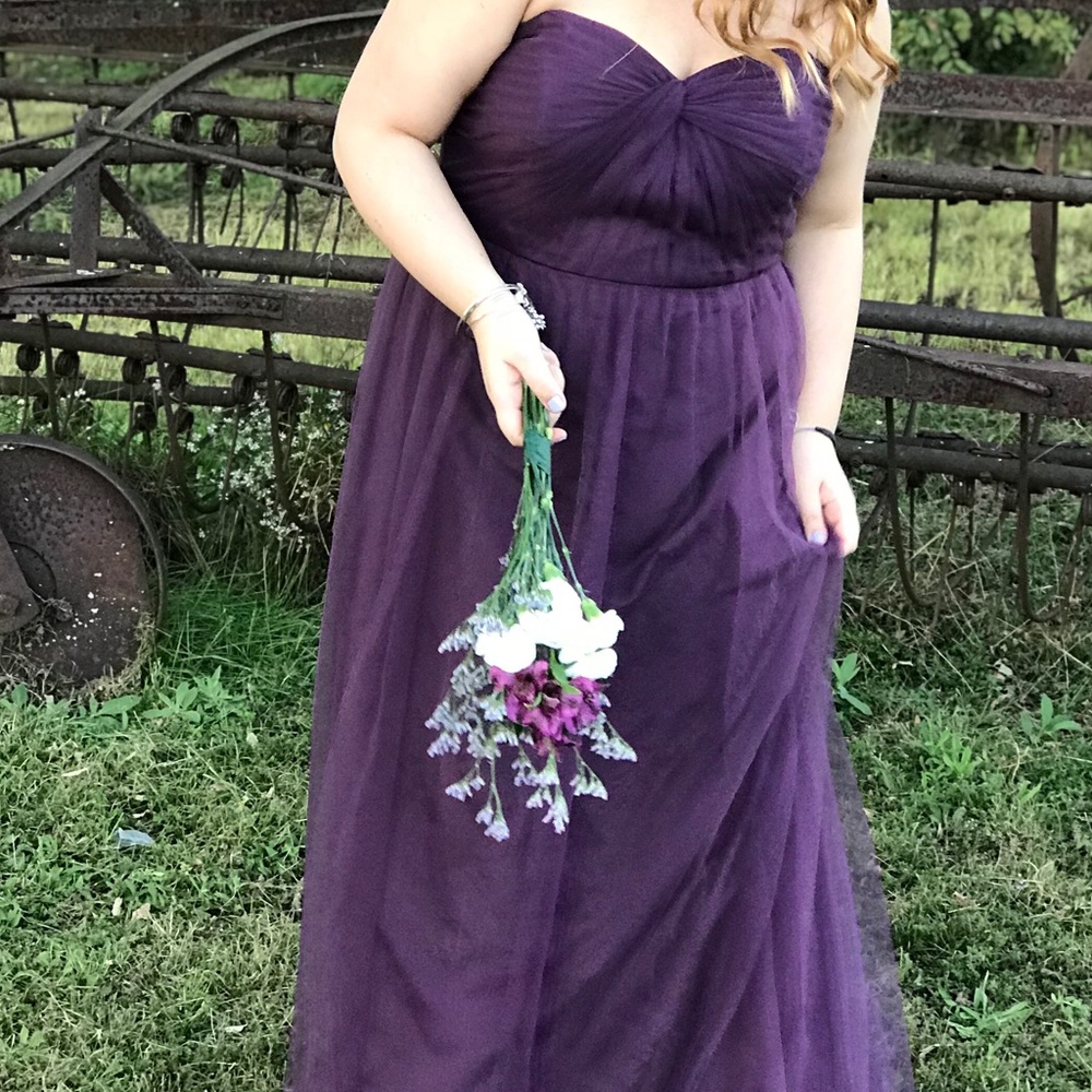 Plum Bridesmaid Dress